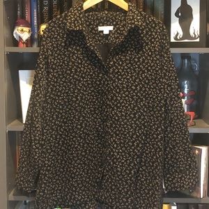 Coldwater Creek Corduroy Button-down Blous